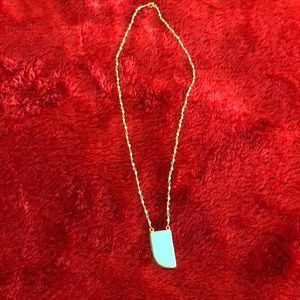 Turquoise necklace.